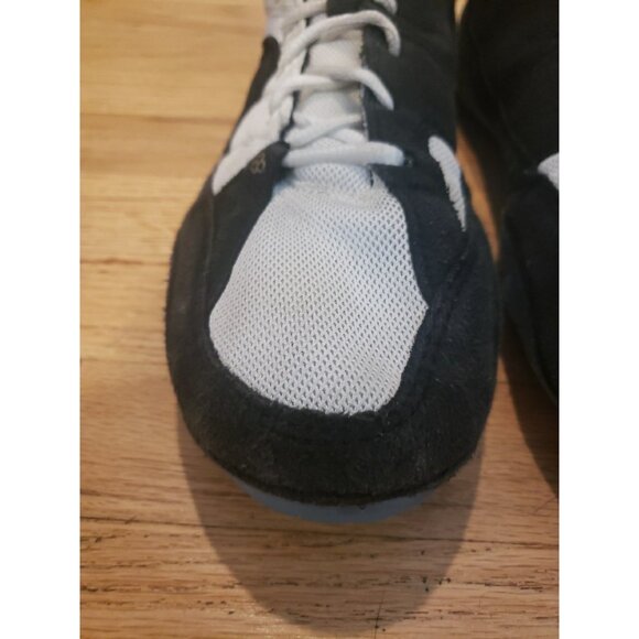 Rudis Jordan Burroughs Wrestling Shoes Mens Size 10.5 Black White - Picture 3 of 13